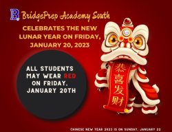 BridgePrep Academy South is celebrating Lunar Year!